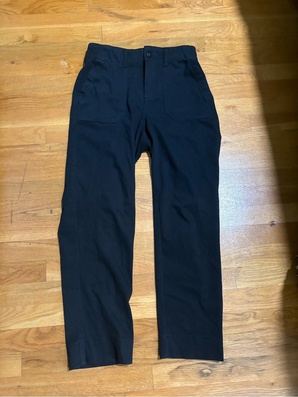 32 Degrees Black Stretch Twill Ankle Length Cropped Pant - Picture 3 of 6